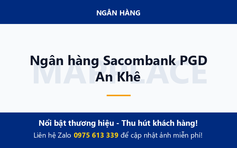 Ngân hàng Sacombank PGD An Khê