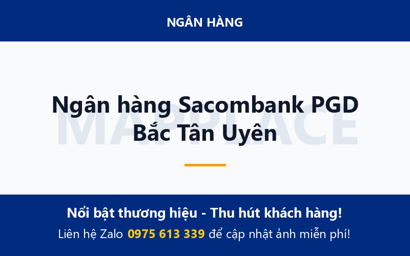 Ngân hàng Sacombank PGD Bắc Tân Uyên