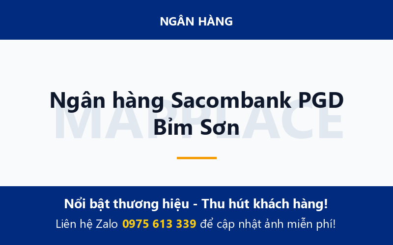 Ngân hàng Sacombank PGD Bỉm Sơn