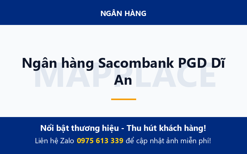 Ngân hàng Sacombank PGD Dĩ An