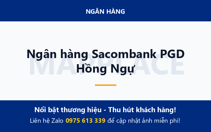 Ngân hàng Sacombank PGD Hồng Ngự