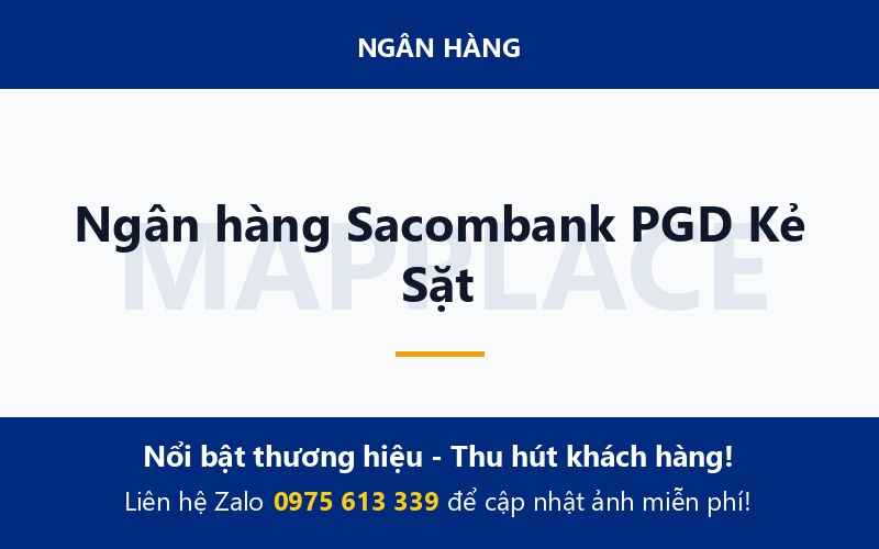 Ngân hàng Sacombank PGD Kẻ Sặt