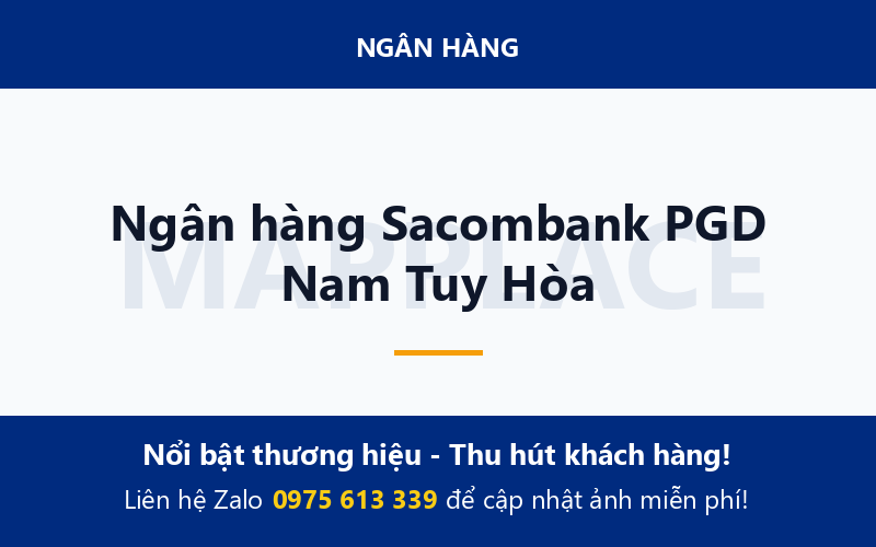 Ngân hàng Sacombank PGD Nam Tuy Hòa