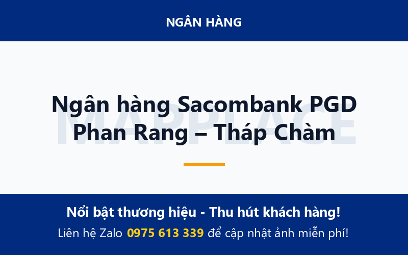 Ngân hàng Sacombank PGD Phan Rang – Tháp Chàm