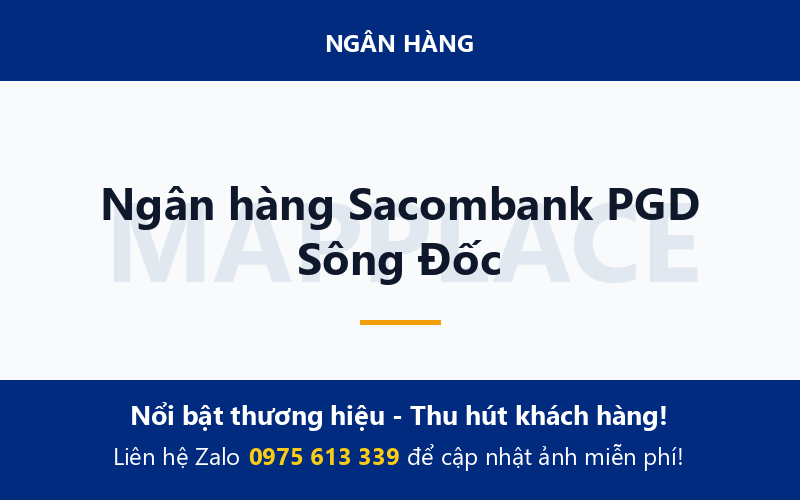 Ngân hàng Sacombank PGD Sông Đốc
