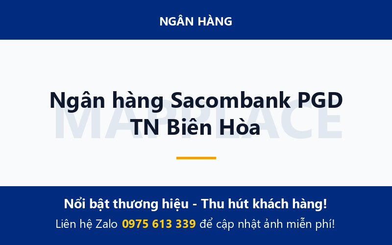 Ngân hàng Sacombank PGD TN Biên Hòa