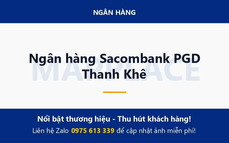 Ngân hàng Sacombank PGD Thanh Khê