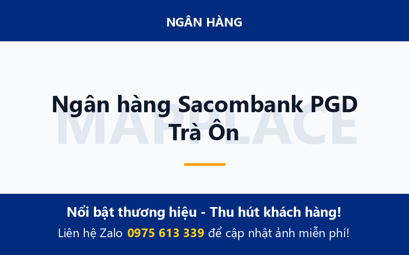 Ngân hàng Sacombank PGD Trà Ôn