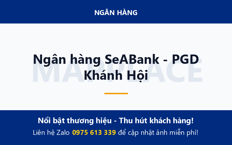 Ngân hàng SeABank - PGD Khánh Hội