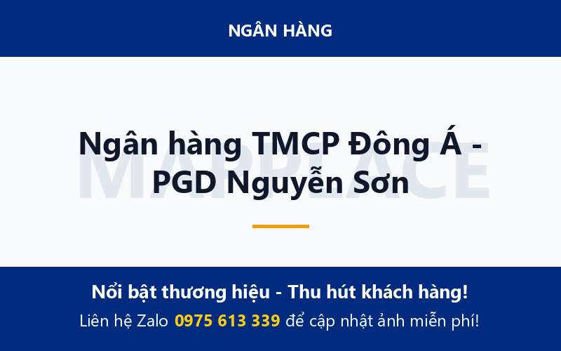Ngân hàng TMCP Đông Á - PGD Nguyễn Sơn