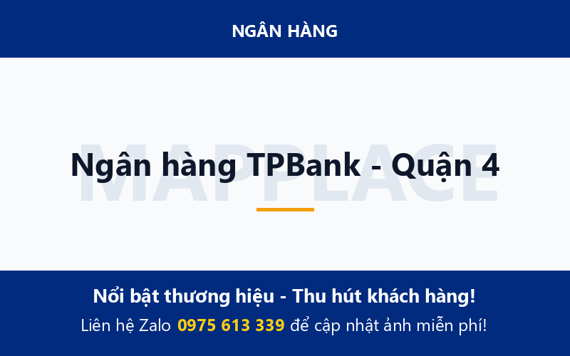 Ngân hàng TPBank - Quận 4