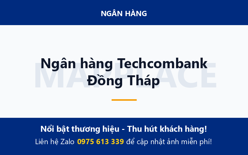 Ngân hàng Techcombank Đồng Tháp