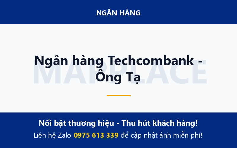 Ngân hàng Techcombank - Ông Tạ