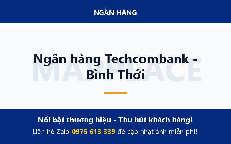 Ngân hàng Techcombank - Bình Thới