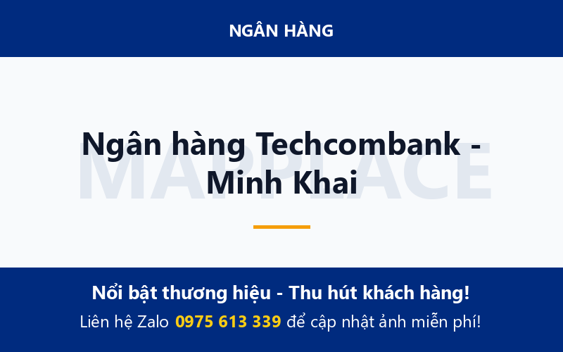 Ngân hàng Techcombank - Minh Khai