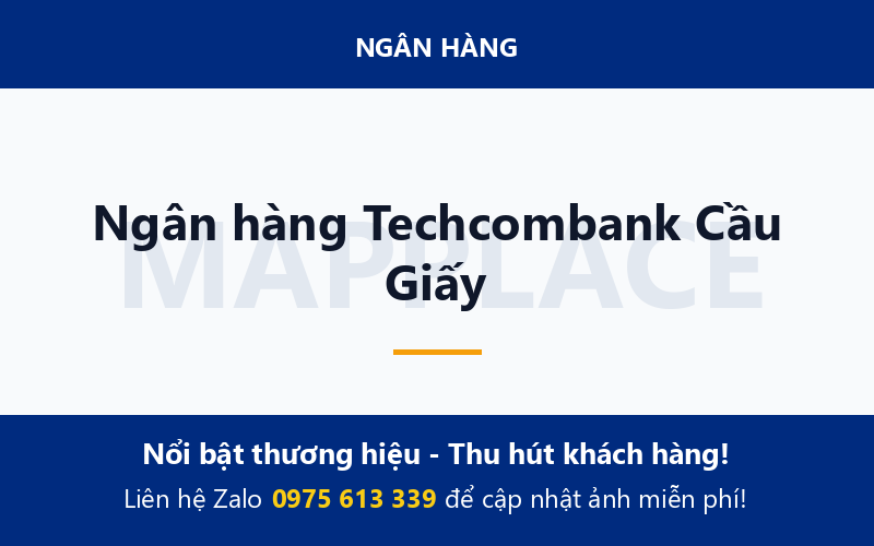 Ngân hàng Techcombank Cầu Giấy