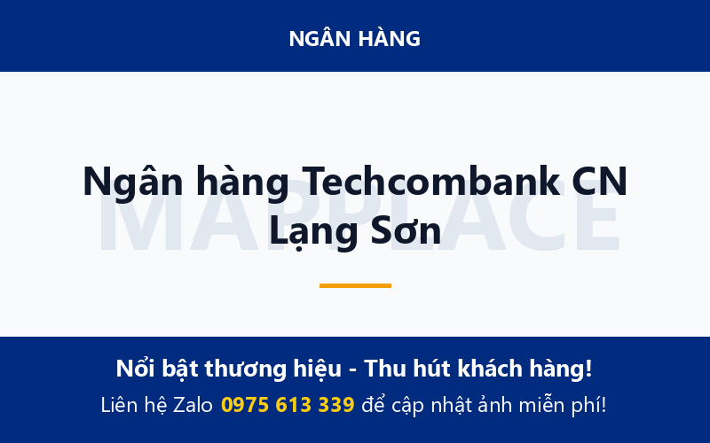 Ngân hàng Techcombank CN Lạng Sơn