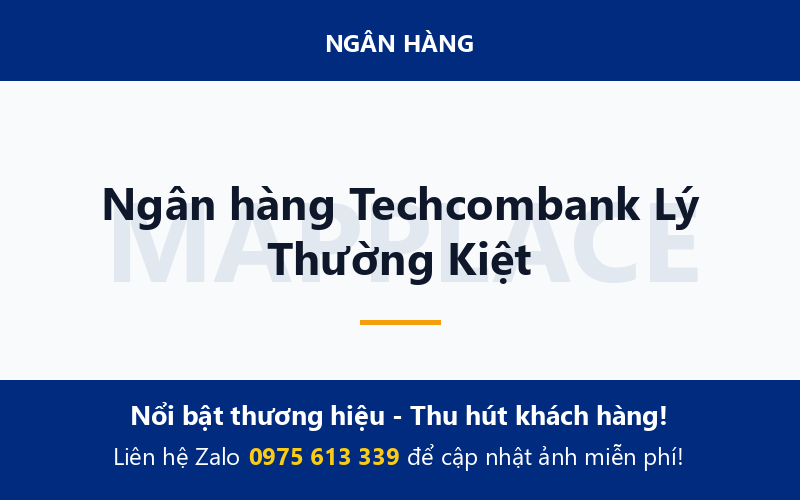 Ngân hàng Techcombank Lý Thường Kiệt
