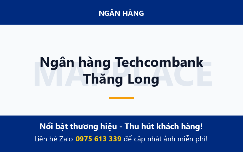 Ngân hàng Techcombank Thăng Long