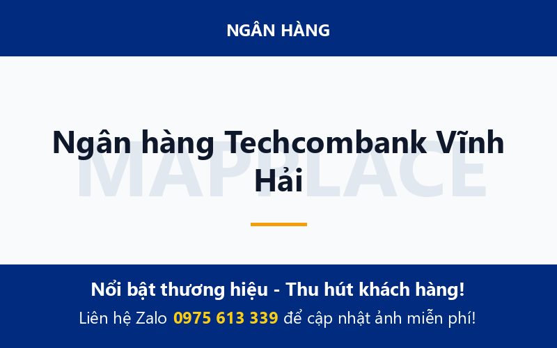Ngân hàng Techcombank Vĩnh Hải