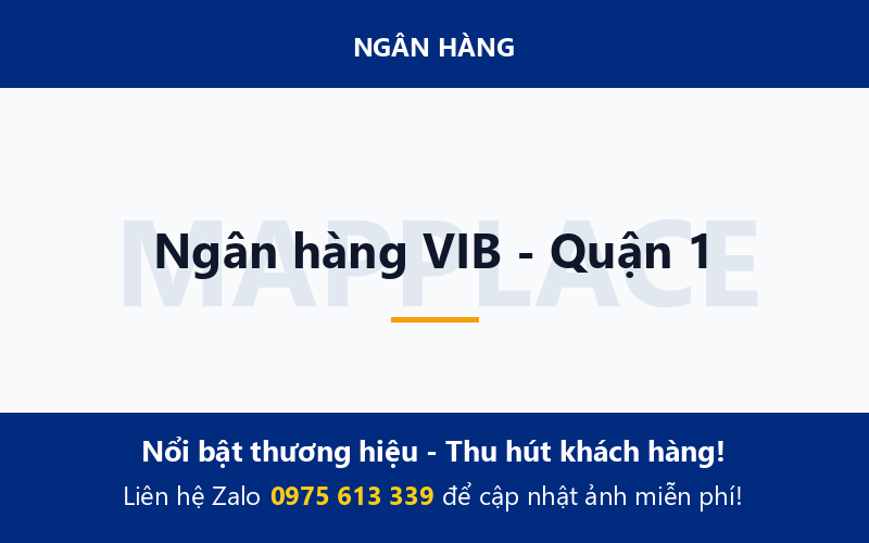Ngân hàng VIB - Quận 1