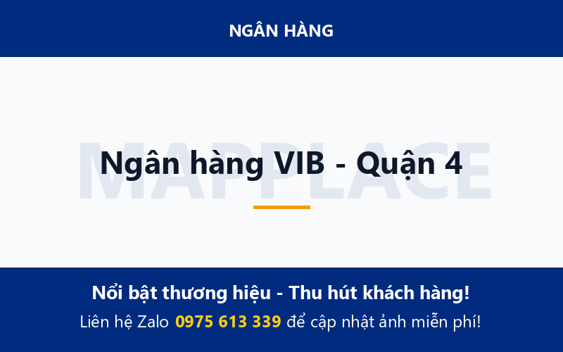 Ngân hàng VIB - Quận 4