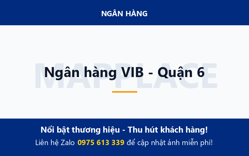 Ngân hàng VIB - Quận 6