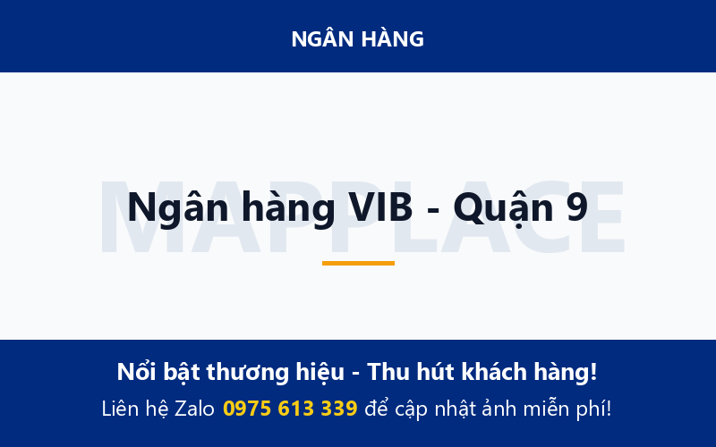 Ngân hàng VIB - Quận 9