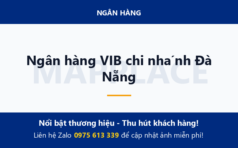 Ngân hàng VIB chi nhánh Đà Nẵng