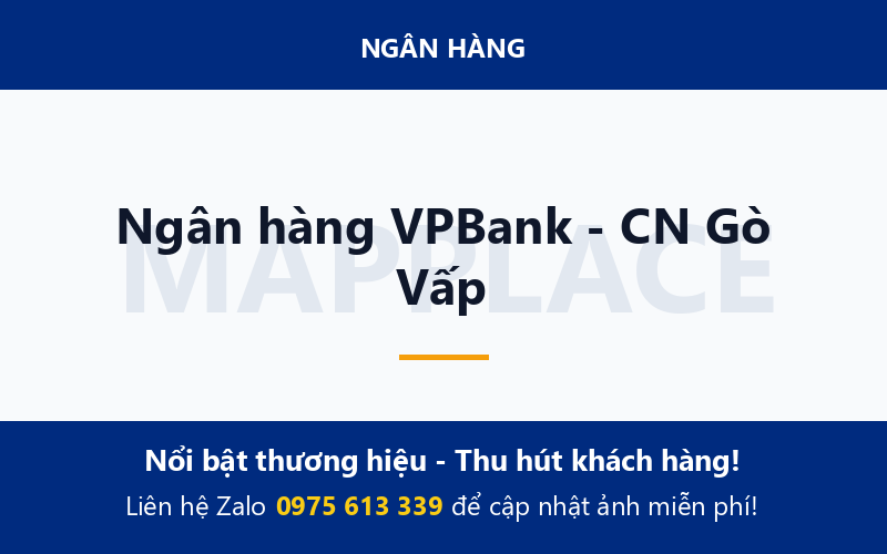Ngân hàng VPBank - CN Gò Vấp
