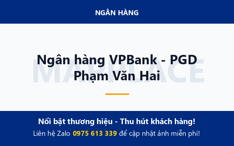 Ngân hàng VPBank - PGD Phạm Văn Hai