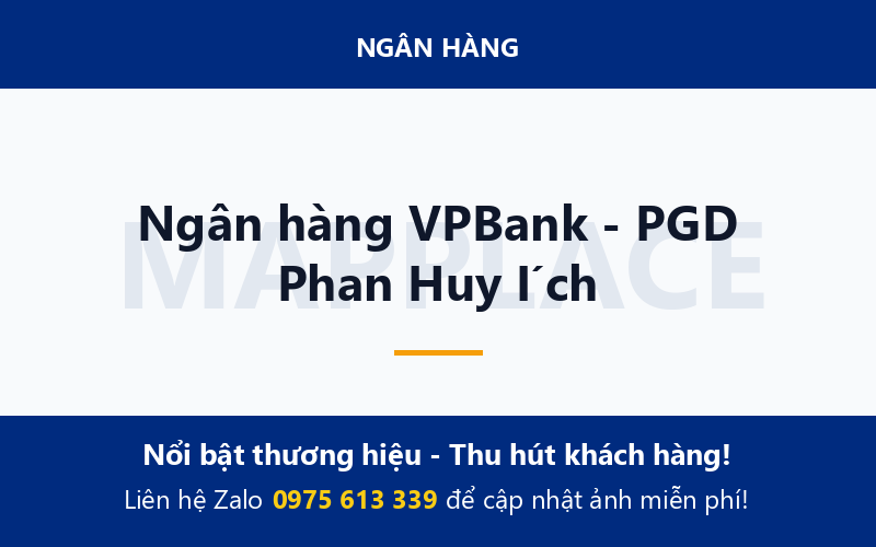 Ngân hàng VPBank - PGD Phan Huy Ích