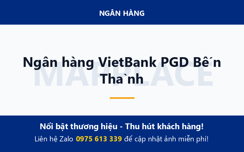 Ngân hàng VietBank PGD Bến Thành