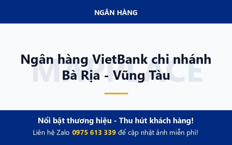 Ngân hàng VietBank chi nhánh Bà Rịa - Vũng Tàu