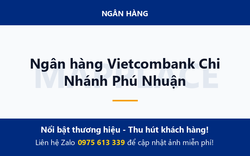 Ngân hàng Vietcombank Chi Nhánh Phú Nhuận