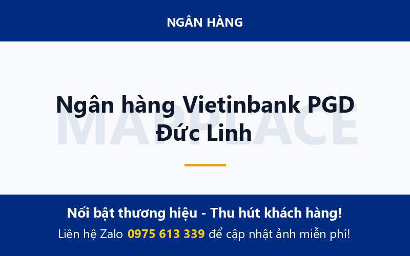Ngân hàng Vietinbank PGD Đức Linh