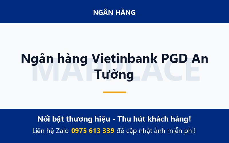 Ngân hàng Vietinbank PGD An Tường