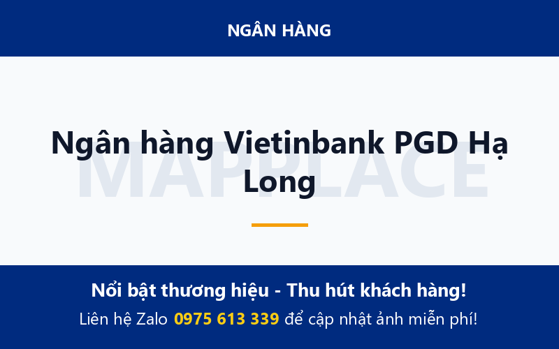 Ngân hàng Vietinbank PGD Hạ Long