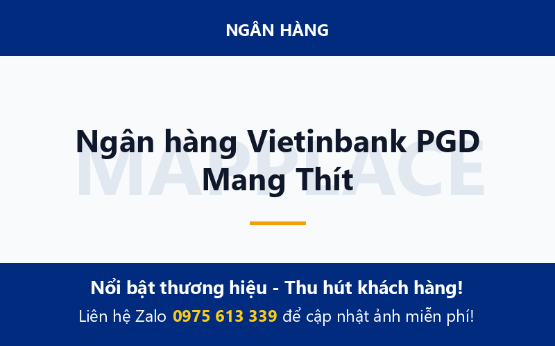 Ngân hàng Vietinbank PGD Mang Thít