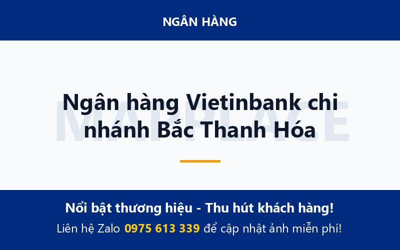 Ngân hàng Vietinbank chi nhánh Bắc Thanh Hóa