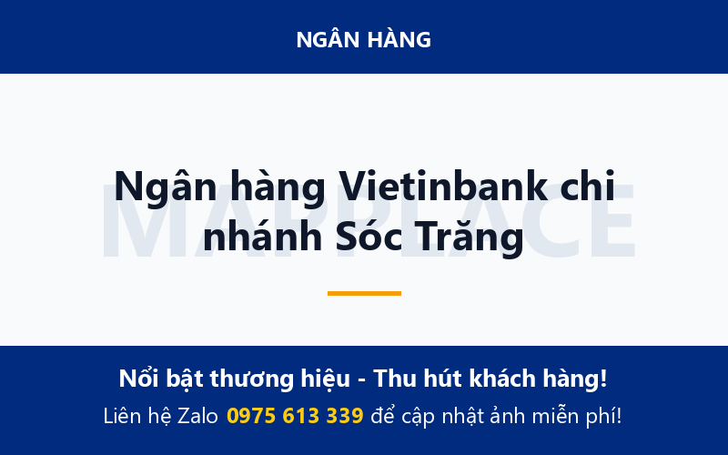 Ngân hàng Vietinbank chi nhánh Sóc Trăng