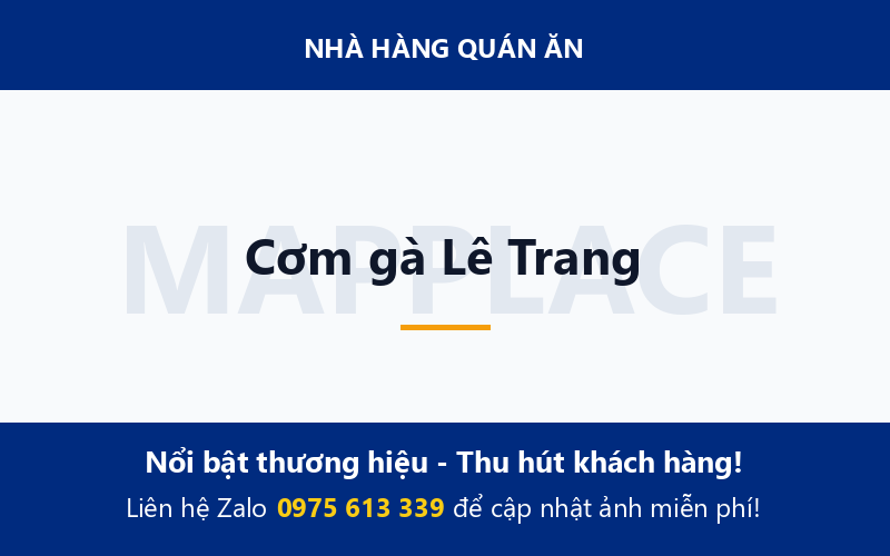 Cơm gà Lê Trang