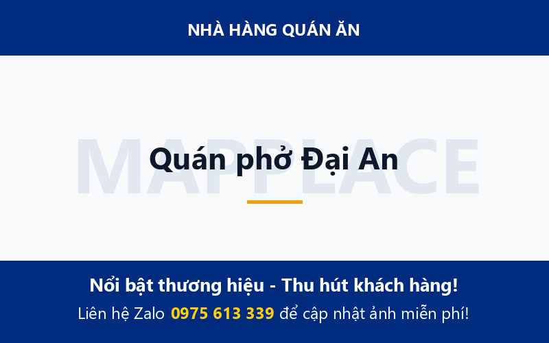 Quán phở Đại An