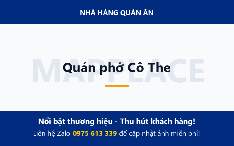 Quán phở Cô The