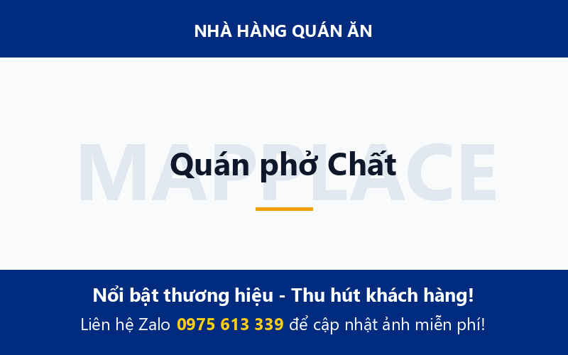 Quán phở Chất