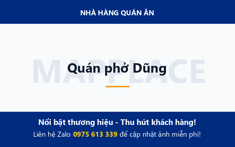 Quán phở Dũng