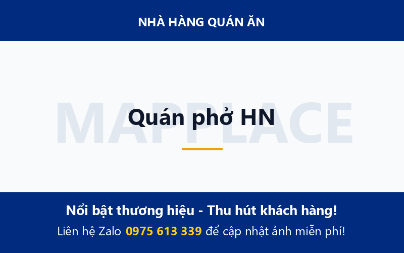 Quán phở HN