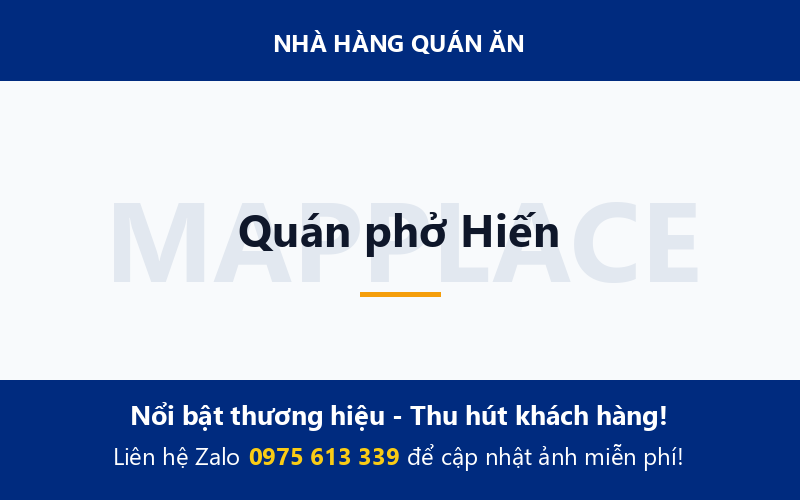 Quán phở Hiến