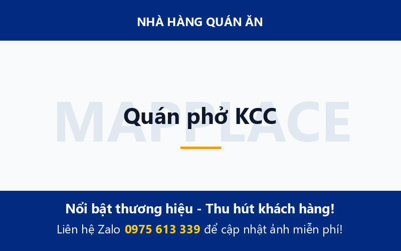 Quán phở KCC