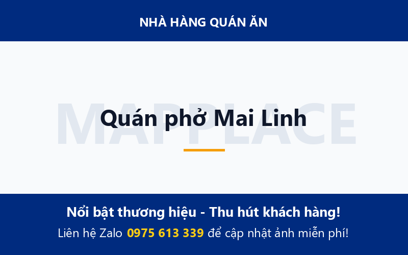 Quán phở Mai Linh